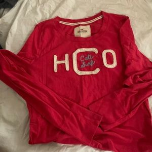 Three Hollister long sleeve shirts all size large